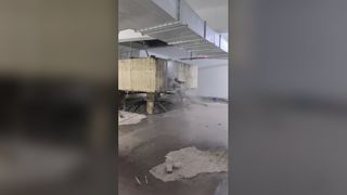 Piła linowa gąsienicowa z podwójną konwersją częstotliwości
