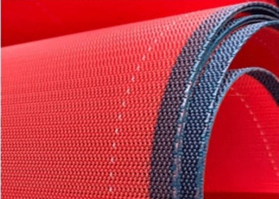 Endless Type Red Polyester Spunbond Nonwoven Formation Belt For Spunbond Nonwoven Fabric