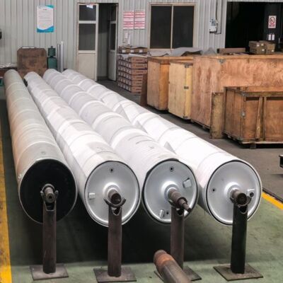 Corona Nip Roller with 55-65 Shore A Hardness and 13000mm Maximum Face Length for BOPP BOPET Production Line