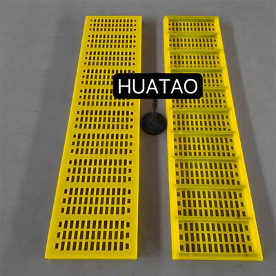 WS85 Polyurethane Dewatering Screen Panel with Anti-Clogging Tapered Apertures for Rapid Installation and Custom Sizes