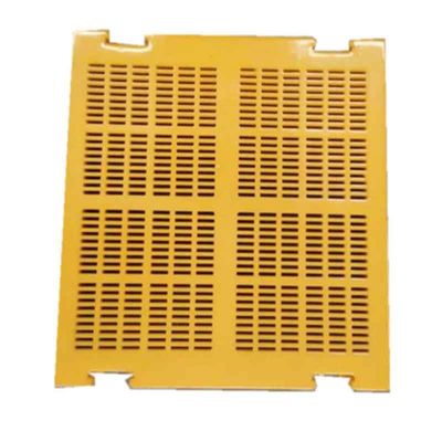 Polyurethane Dewatering Screen with 0.1mm Slot Opening and Steel Frame Reinforced for High Wear Resistance in Mining Screening Equipment