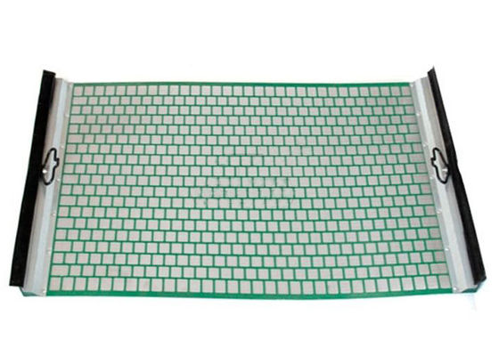 Steel Frame High Frequency Hook Strip Flat Shale Shaker Screen with Customized Dimension for Mud Vibrating