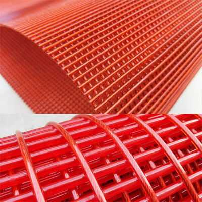 Industrial Grade 2.5mm Steel Wire Tufflex Screen Coated With PU In 1x6mm Aperture Size
