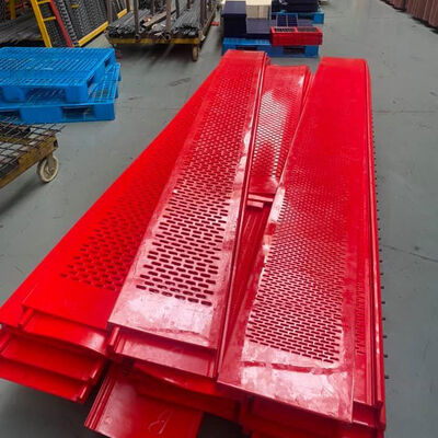 Flip-Flop Mesh Polyurethane Screen Panel with 1m Width and 45 Shore Hardness for Sticky Slurry Processing