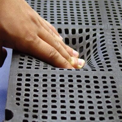 Sieving 60*12mm Rubber Screen Panels Replacment Multotec For Mining Industry