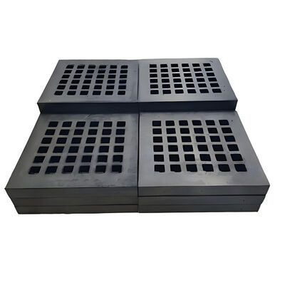 HUATAO 30mm Thick 305×305mm Shore Hardness 40-60 Anti-Clogging Rubber Screen Panel for Coal Dewatering