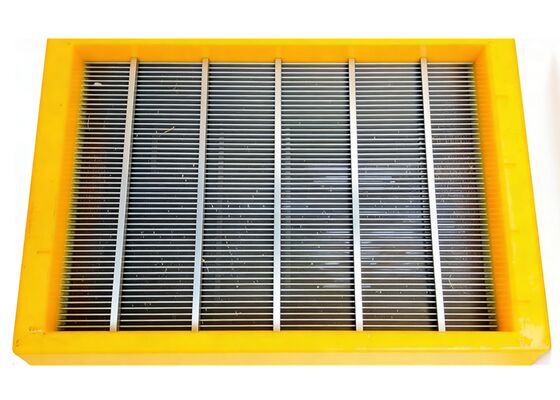 Anti-Clogging Hybrid Polyurethane Stainless Steel Wedge Wire Screen for Environmental Sludge Treatment