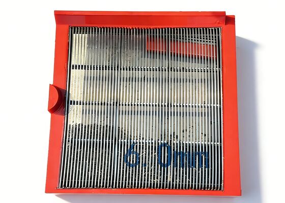 Heavy Duty Red Polyurethane Edging Vibration Wedge Wire Screen Plate for Aggregate Processing