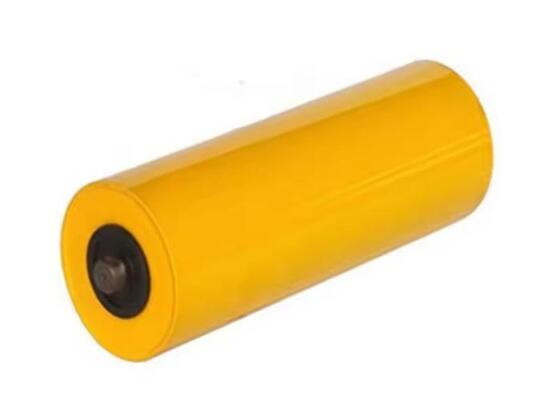 Weather Resistant Rubber Disc Conveyor Roller for Outdoor Mine