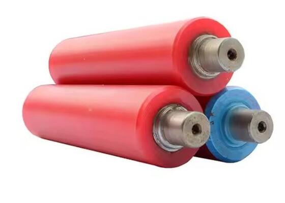 Standard & Custom Rubber Disc Conveyor Return Idler Roller