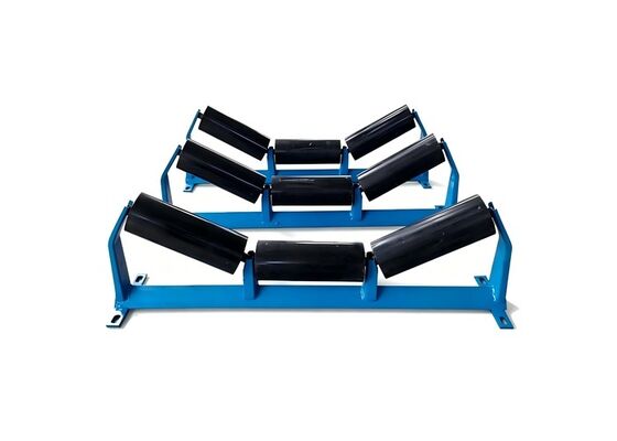 Mine Bulk Material Conveyor Rubber Disc Support Idler