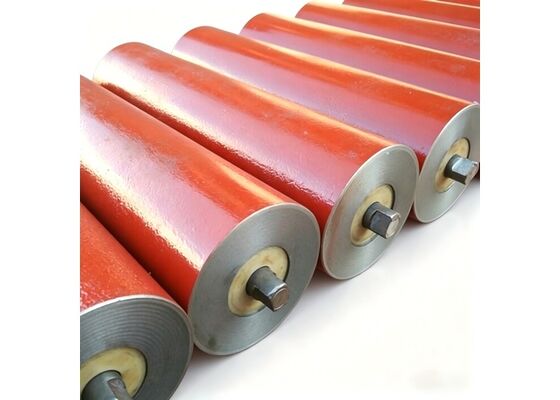 Conveyor Belt Roller HDPE Material Long Life Aggregate Conveyor Spare Component
