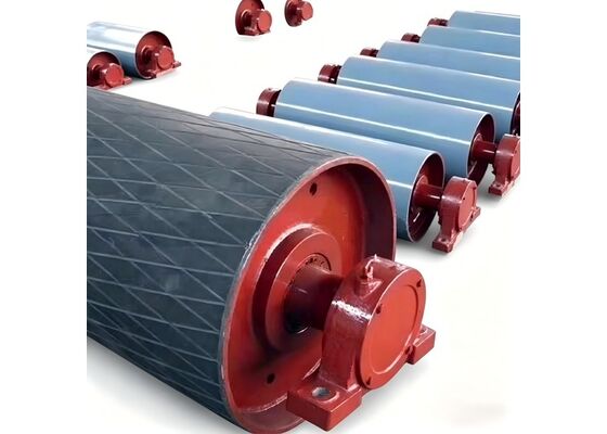 Conveyor Return Idler Roller Anti Carryback Aggregate Plant Conveyor Component