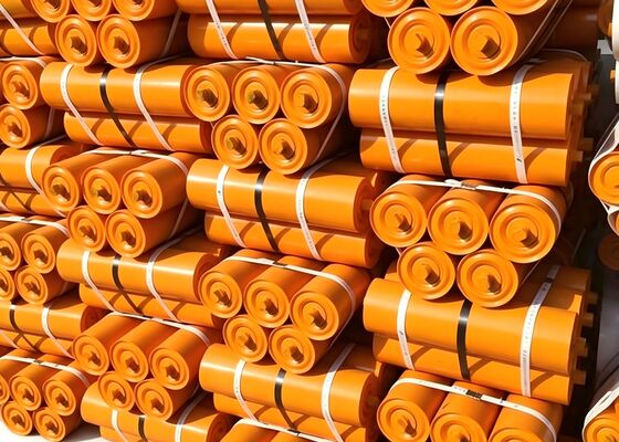 Conveyor System Spare Part Rubber Disc Return Idler Roller