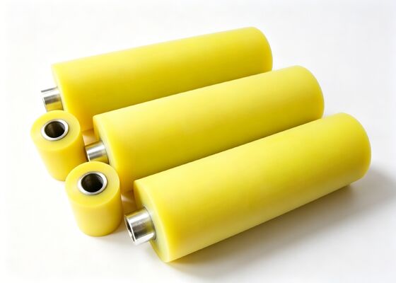Standard & Custom Rubber Disc Conveyor Return Idler Roller