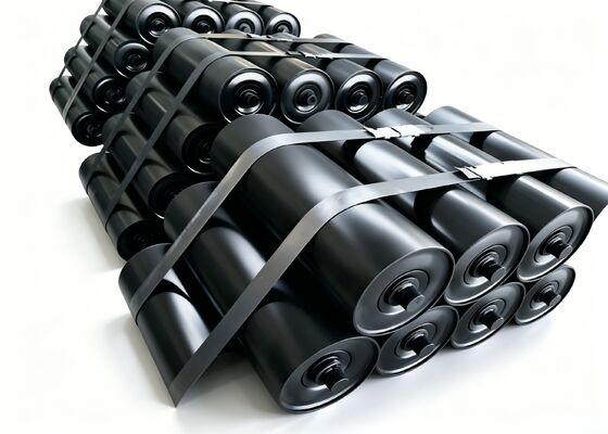 Low Noise Rubber Disc Return Roller for Industrial Conveyor