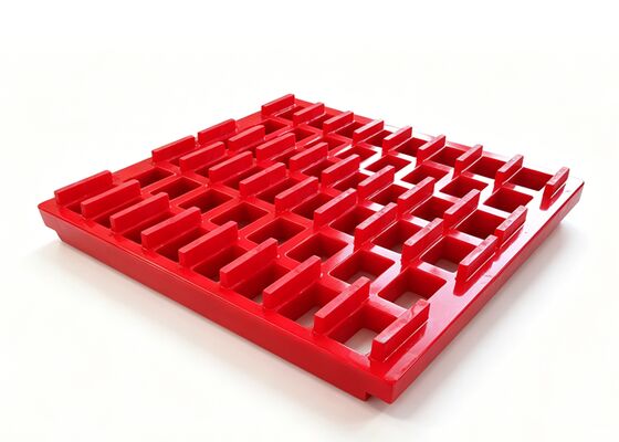 Polyurethane Tension Screen Mesh with Side Hook Strips for Linear Shakers