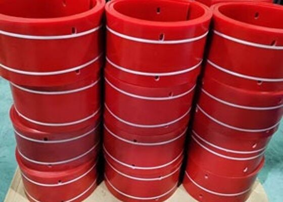 Conveyor Belt Polyurethane Skirting Board Blue PU Material Long Service Life Design