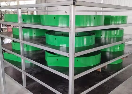 Conveyor Belt PU Skirting Board Blue Color Low Friction Mining Conveyor Sealing