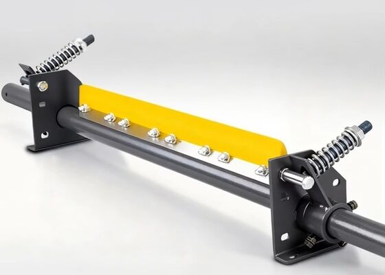 Polyurethane Conveyor Cleaner Yellow Blade Heavy Duty Aggregate Conveyor Application