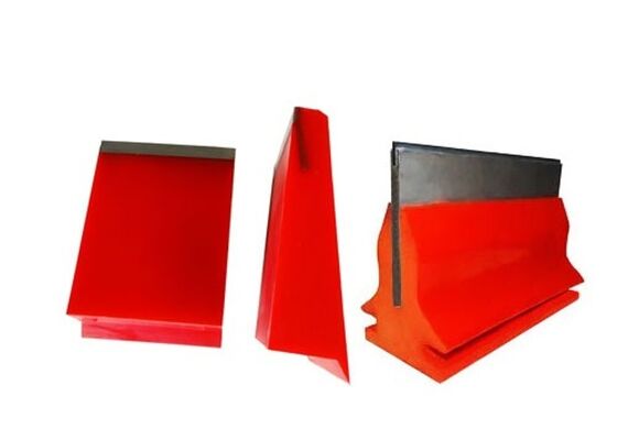 Industrial Conveyor Cleaner PU Blade Corrosion Resistant Cement Conveyor Equipment