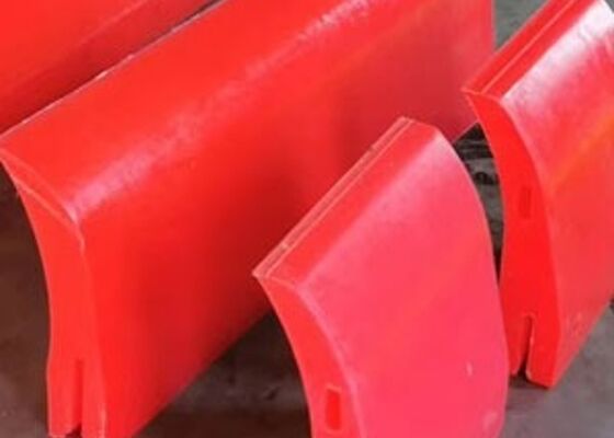 Conveyor Belt Secondary Cleaner PU Blade Low Friction High Wear Resistance Design