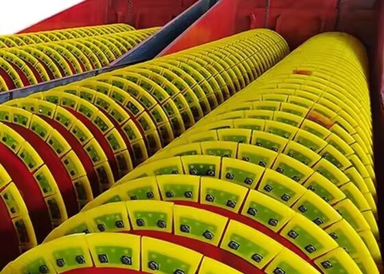 Spiral Classifier Polyurethane Blades Long Service Life Mineral Beneficiation Wear Parts