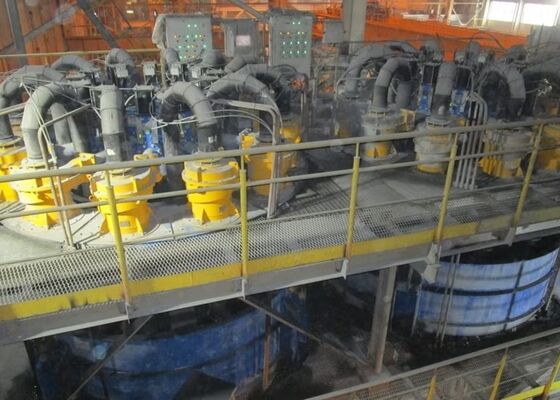 Mining Hydrocyclone Separator Ceramic Rubber Lined Cyclone For Fine Sand Recovery System