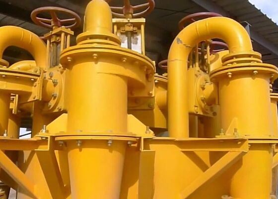 Mining Hydrocyclone Separator With Ceramic Liner For Copper Ore Fine Particle Separation