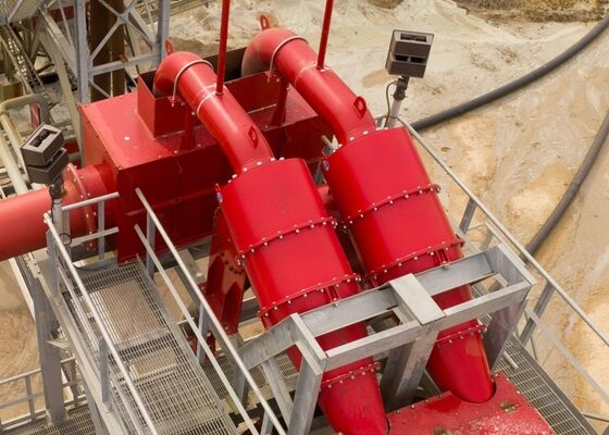 Heavy Duty Plastic Hydrocyclone For Industrial Mining Slurry Processing Work