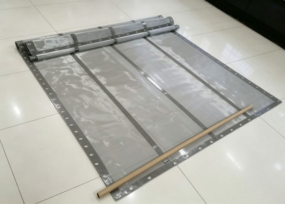 HUATAO FDA Grommet Screen 316L Stainless Steel Transparent PU Edge Food Industry