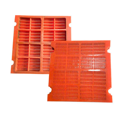 High Tensile Strength Wear Resistant Polyurethane Dewatering Screen Panel with 0.125mm Aperture for Sand Dewatering