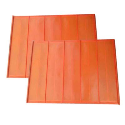 PU Fine Screening Mat with Abrasion Resistance Anti-Blinding and 0.075mm Openings for Silica Sand