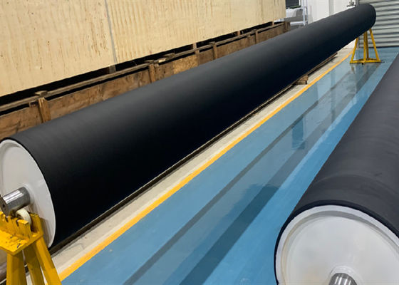 20# Stalowy antystatyczny czarny kolor Hypalon Corona Nip Roller dla BOPP BOPET FILM