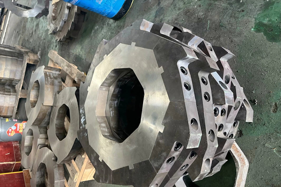 Super wysokiej jakości podwójne łopatki niszczarki używane do recyklingu metalu