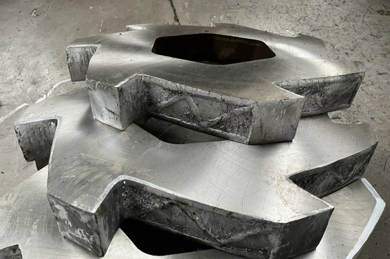 Ostrze do rozdrabniacza dwuwałowego D2 do recyklingu odpadów metalowych