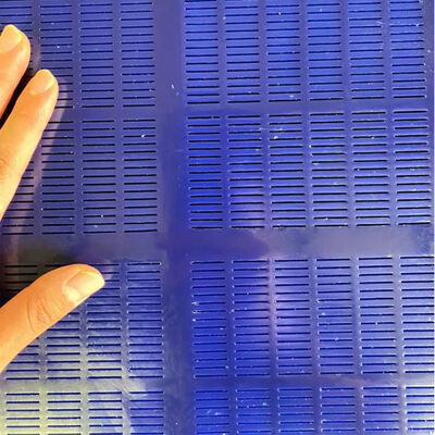 Wysokiej odporności na zużycie poliuretanowa sieć sieci liniowej z dostosowywalnymi rozmiarami otworów i ograniczeniem hałasu