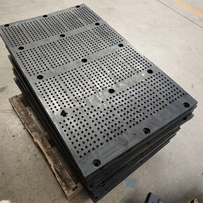 40x8mm Wysoko zużywalny gumowy panel ekranu z stalową ramą do przemysłowych ekranów wibrujących