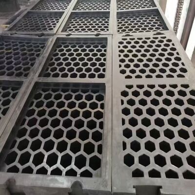 60*10mm Modularne gumowe panele ekranowe z wytrzymałą gumową ramą + stalową ramą i wymiennymi wzorami perforacji