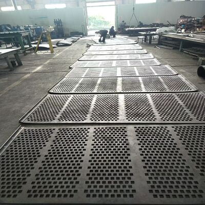 60*20mm Wysokiej wydajności modułowy gumowy panel ekranowy do zastosowań ekranu wibrującego górniczego