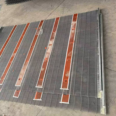 Krzywiane Woven Poly Ripple Self-Cleaning Screen Mesh For Black Mining Sieves In Vibrating Screen (Skręta do samooczystego czyszczenia)