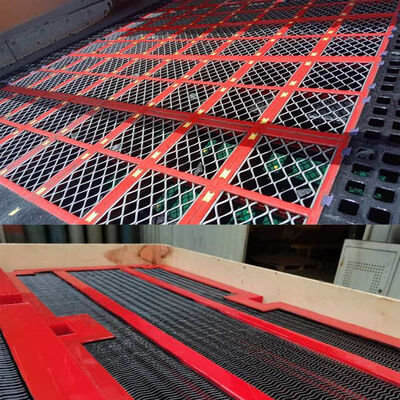 Wysokiej wytrzymałości Poly Ripple Self Cleaning Wire Mesh With Anti Clogging And Wear Resistant For Primary Sieving