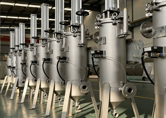 Pneumatyczne zgarnianie Autoi Samoczyszczące obudowy filtrów