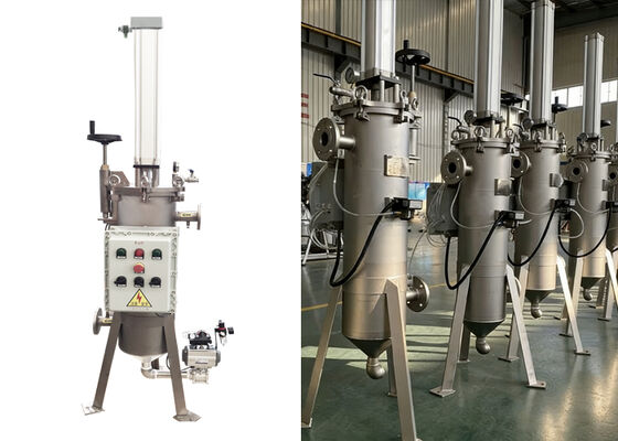 Automatyczny filtr samoczyszczący typu zgarniaka pneumatycznego dla przemysłu chemicznego
