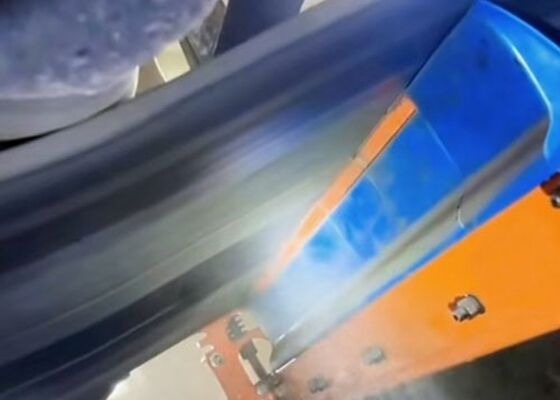 Polyuretanowy pas czyszczący drugorzędny skraper Niebieski PU Blade High Wear Resistance Conveyor