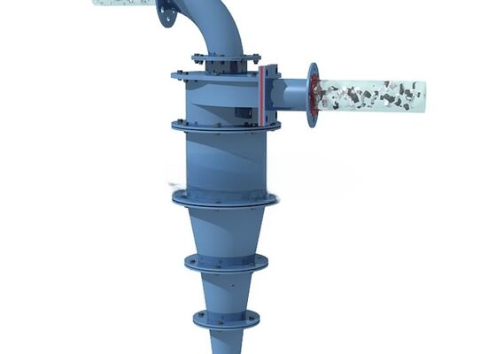 Górniczy separator hydrocyklonowy 150 mm cyklon poliuretanowy do procesu klasyfikacji na mokro