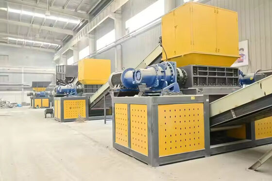 800 kg/h podwójny krusznik opon do linii proszkowania gumy