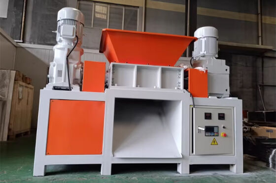 40-80mm Wyjście podwójny wał Shredder z siatką ekranu