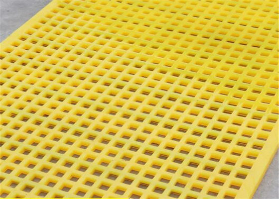 Różne rozmiary paneli Modułowe sito poliuretanowe z wbudowaną stalową ramą do płukania węgla