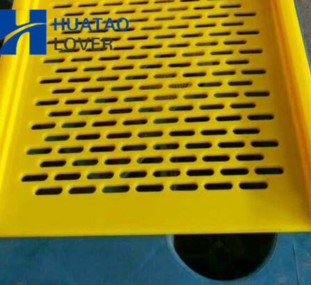 Maty z klapkami Ekran poliuretanowy o aperturze 3x10 mm do mycia węgla